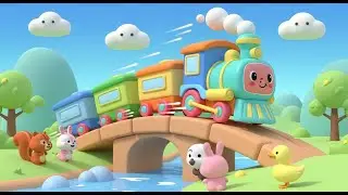 The Train on the Track Goes Choo, Choo, Choo | Fun Train Song for Kids | Nursery Rhymes & Songs