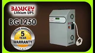 Basukey Lithium UPS with new stunning model,5 Years warranty, Totally fit forget 0 maintenance UPS.