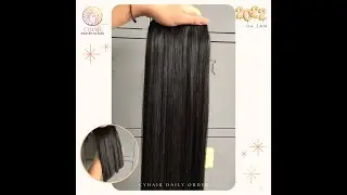 Wonderful Long Silky Black Hair by CYhair Vietnam Hair Factory | Best Bone Straight Hair
