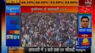 BSP Supremo Mayawati Live from Kushinagar, Uttar Pradesh
