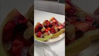 my husband said he wants fruit jelly&hellip; so why not make it in a creative way? 🍒🍓🍉🥝🫐 #asmr #jelly