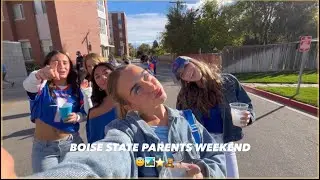 Boise state parents weekend vlog!!
