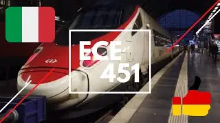 ECE 451 Frankfurt to Milan Tripreport Eurocity Express SBB DB - germany to italy  highspeed train