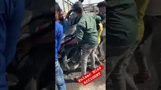 PULSAR N160 ACCIDENT 😨😰 #shorts #short #bajaj #pulsar #n160 #pulsarn160 #accidentnews