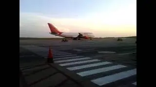 Boeing 747 400 AIR INDIA EN SVMG, Isla de Margarita, Venezuela