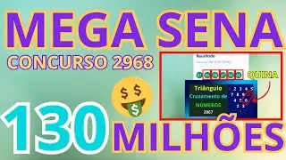 Mega Sena 2968: Estudo Revela Dezenas Quentes para o Pr&ecirc;mio de R$ 130 Milh&otilde;es