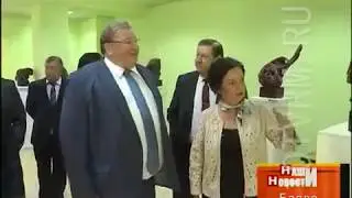 В.Д. Волков поестил Дом-музей С.Д. Эрьзи и экспозицию 3D-копий его работ (ТелеСеть Мордовии)