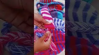 Making Of A Machine knitted Cap #knitting #woolencap #shorts