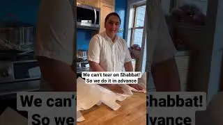 We can&rsquo;t tear on Shabbat
