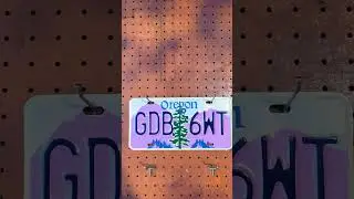 License plate of the day September 6 2024 #licenseplate #oregon #history
