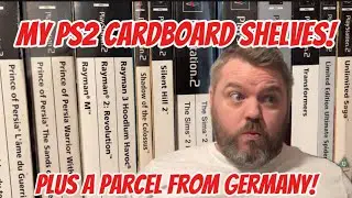 My PS2 Cardboard Shelves! Plus A Parcel from Germany!