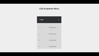Creative CSS Dropdown | How to create CSS Dropdown #html #htmltutorial #shortsvideo