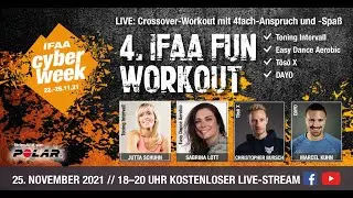 4. IFAA Fun Workout live auf Facebook & YouTube: Die IFAA-Fitnessparty geht weiter! (Kostenlos)