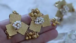 Unique and Custom Curated Hand Made Earrings & Ring Set RT-248