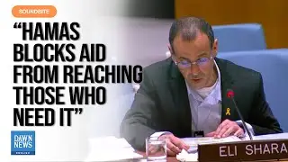 Released Hostage Eli Sharabi Opens UNSC Meeting | Dawn News English