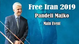 MEK/PMOI Free Iran Conference Opposition rally in Ashraf 3, Albania-Pandeli Majko speech