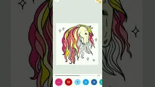 white Horse art #shorts #whitehorse #colouringforkids #simplecreativearts