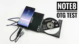 USB OTG connector CD DVD - Galaxy Note8 TEST | MediaTester