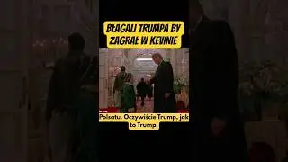 BŁAGALI TRUMPA, BY ZAGRAŁ W KEVINIE #donaldtrump #homealone #newyork #film #historia #ciekawe#shorts