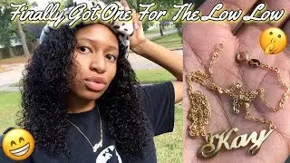 Personalized Name Necklace Unboxing | GETNAMENECKLACE Review