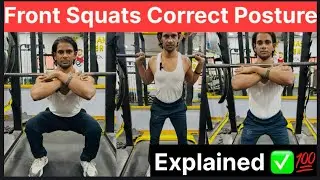 Front Squats Correct Posture Explained ✅💯