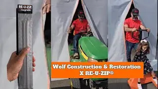 Wolf Construction Puts the RE-U-ZIP&reg; Magnetic Entry Strip&trade; to the test! @WCR2020⁩