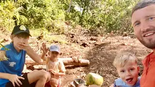 THE FIRST PICNIC WITH MY SONS ON OUR LAND!