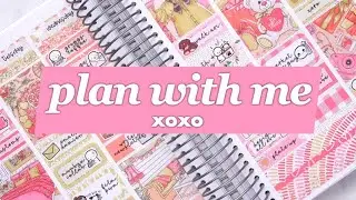 PLAN WITH ME | XOXO (Plannerface) + new foil pack sneak peek!