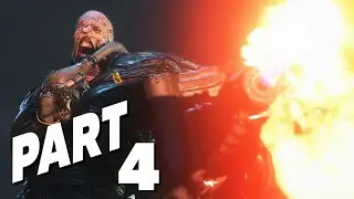 RESIDENT EVIL 3 REMAKE Walkthrough Gameplay Part 4-fighting nemsis (RE3)  الجزء 4 - أول قتال ضد نمسس