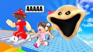 MI HERMANITA Y YO ESCAPAMOS DEL GUSANO😰(TORRE SCARY TROLL)(ROBLOX) | Kevinox