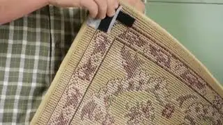 How to Hang a Rug With Velcro on Drywall : Wall Repair