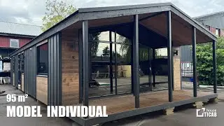 Modular house individual model 95 m&sup2; for Iceland, from the manufacturer TM TICAB HOUSE