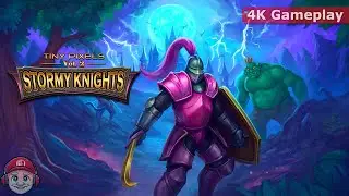 Tiny Pixels Vol. 2 - Stormy Knights 4K Gameplay on Nintendo Switch 2
