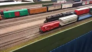 Smokey City Rail Club Layout tour in Leeds, Alabama