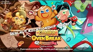 Walnut cookie relationship chart - Cookie run ovenbreak