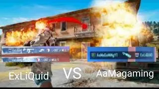 Exliquid vs aamagaming squad fight 🔥🔥🔥 PUBGMOBILE