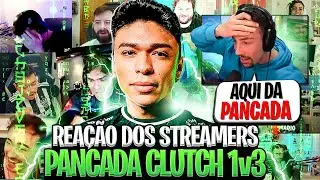 REAÇÃO DO MUNDO ao CLUTCH 1v3 do PANCADA amassando o MIBR!