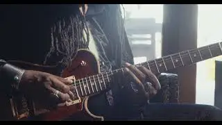 Larry Mitchell Playing the KNAGGS GUITARS  Kena Burgundy
