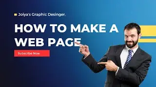 How to make a web page Design in Illustrator # Joiya's Graphic Desinger.
