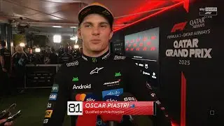 Oscar Piastri: Car Felt Great All Weekend | Post Qualifying Interview | Qatar Grand Prix 2025