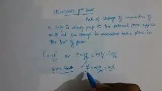 2.3 Newton's 2nd law of motion