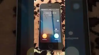iPhone 5S (iOS 10.2)Incoming call