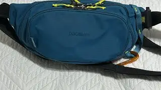 PacSafe ECO anti-theft waist pack in Tidal Teal review