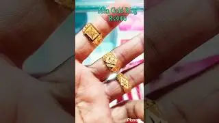 Light Weight Gold Men Ring Design With Price ll #gold #goldjewellery