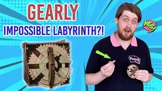 IMPOSSIBLE 3D Labyrinth Puzzle Gearly Wooden Puzzle Box by NoWay Puzzle Level 10 Puzzle Hardests