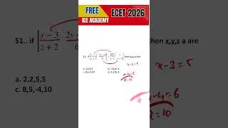 FREE ECET2026 Maths Classes 🚀 | Score High with Smart Tricks | Q-26 Fully Explained,#freeecet