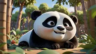 Polly Panda Eats Bamboo | Animal Song for Kids | Nursery Rhymes and Learning Songs