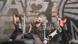 Babymetal (small snippet) @ Fortarock, Nijmegen, 5-JUNE-2016