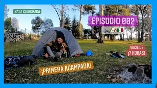 LLEGAMOS a un nuevo LUGAR a ACAMPAR. VIAJE en baja cilindrada Suzuki gn 125  🏍🐶🇲🇽 I EPISODIO 002