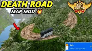 Finally🔥New Ets2 DEATH Road Point   map Mod For Bus Simulator Indonesia !Bussid Mod Map 4.3.3